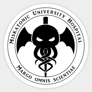 Miskatonic Medical University Seal Sticker